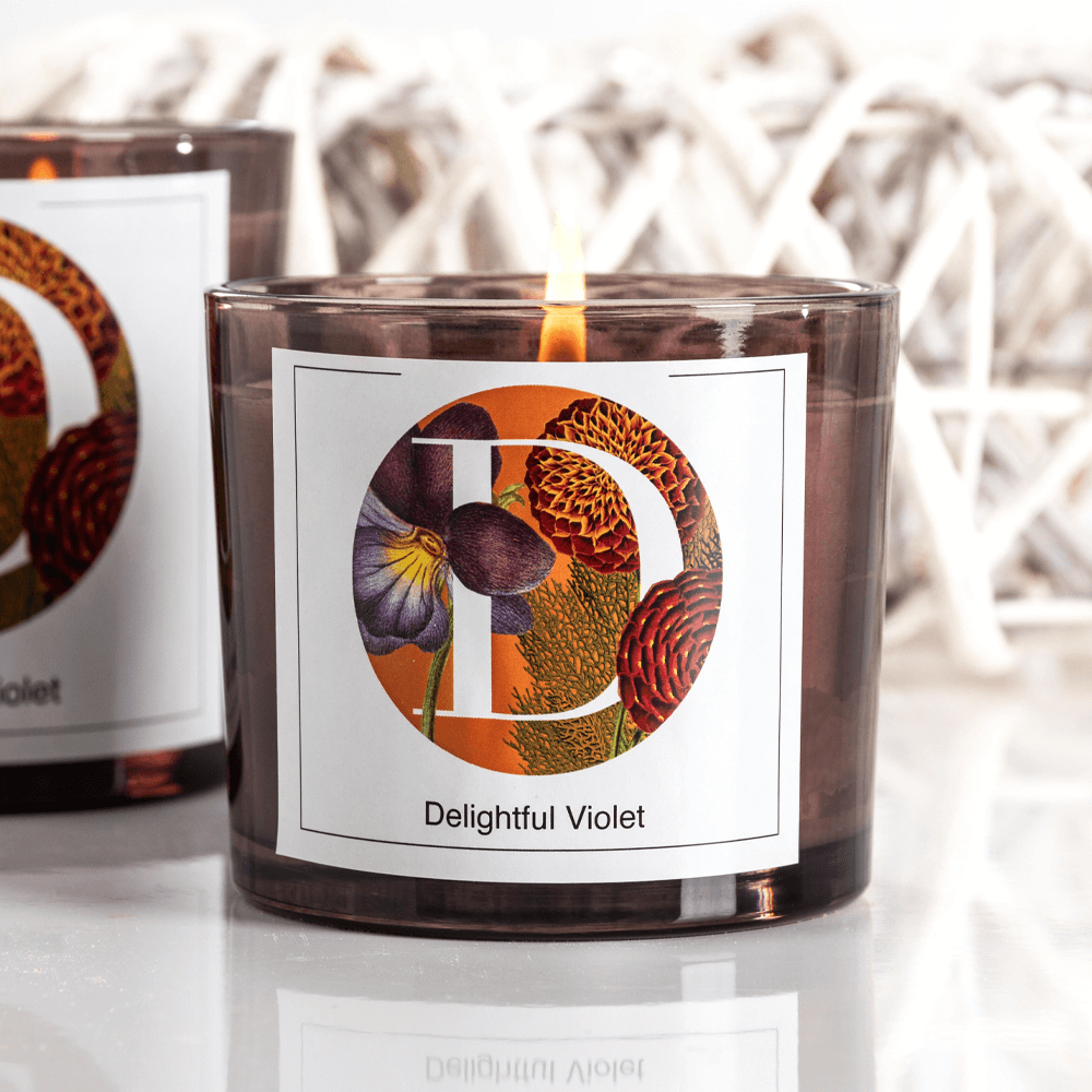 Sbam Design Candela Profumata -D – Delightful Violet