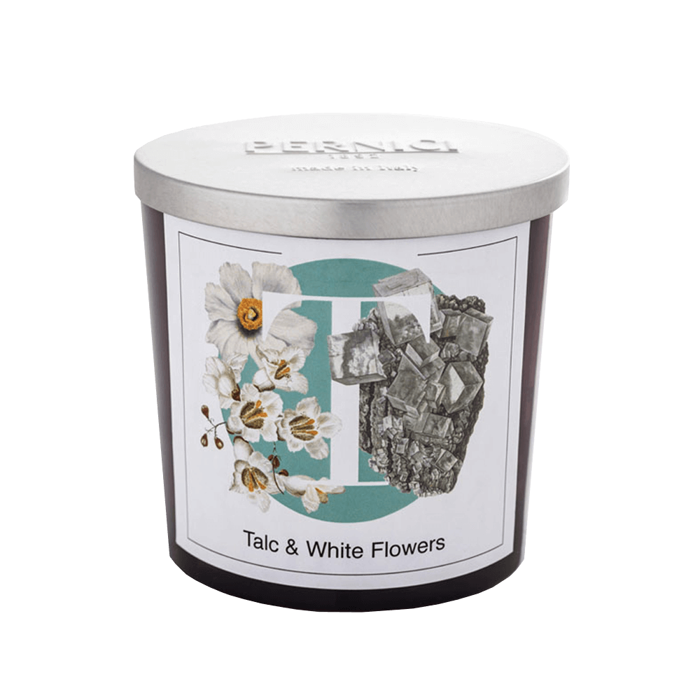Sbam Design Candela profumata – T – Talc & White Flowers