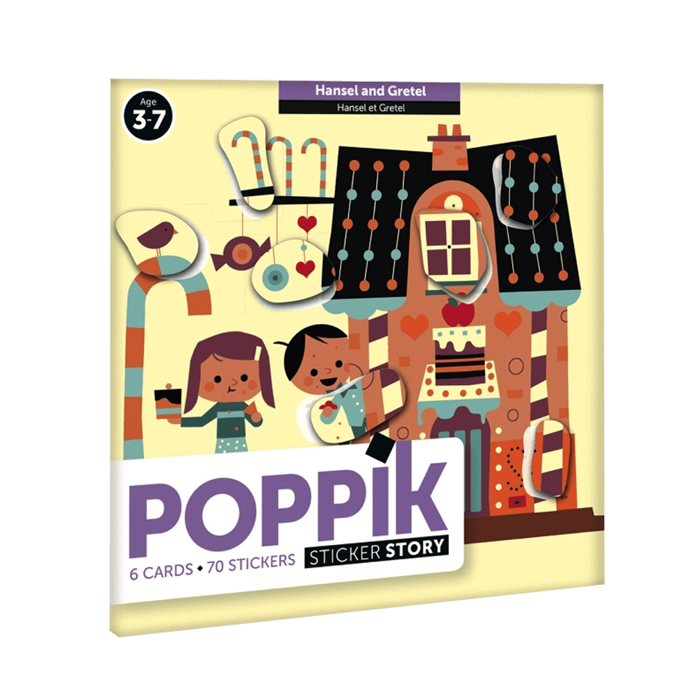 Sbam Design Cards con stickers – Hansel e Gretel