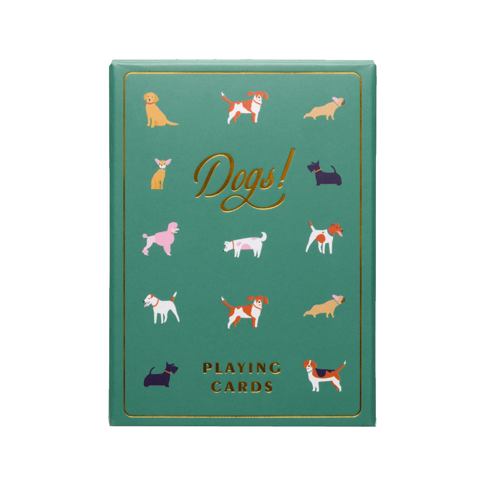 Sbam Design Carte da gioco con stampe di cani