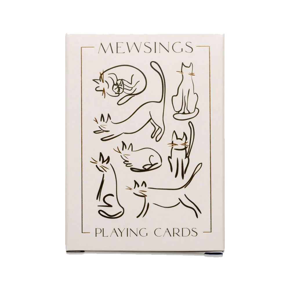 Sbam Design Carte da gioco con stampe di gatti