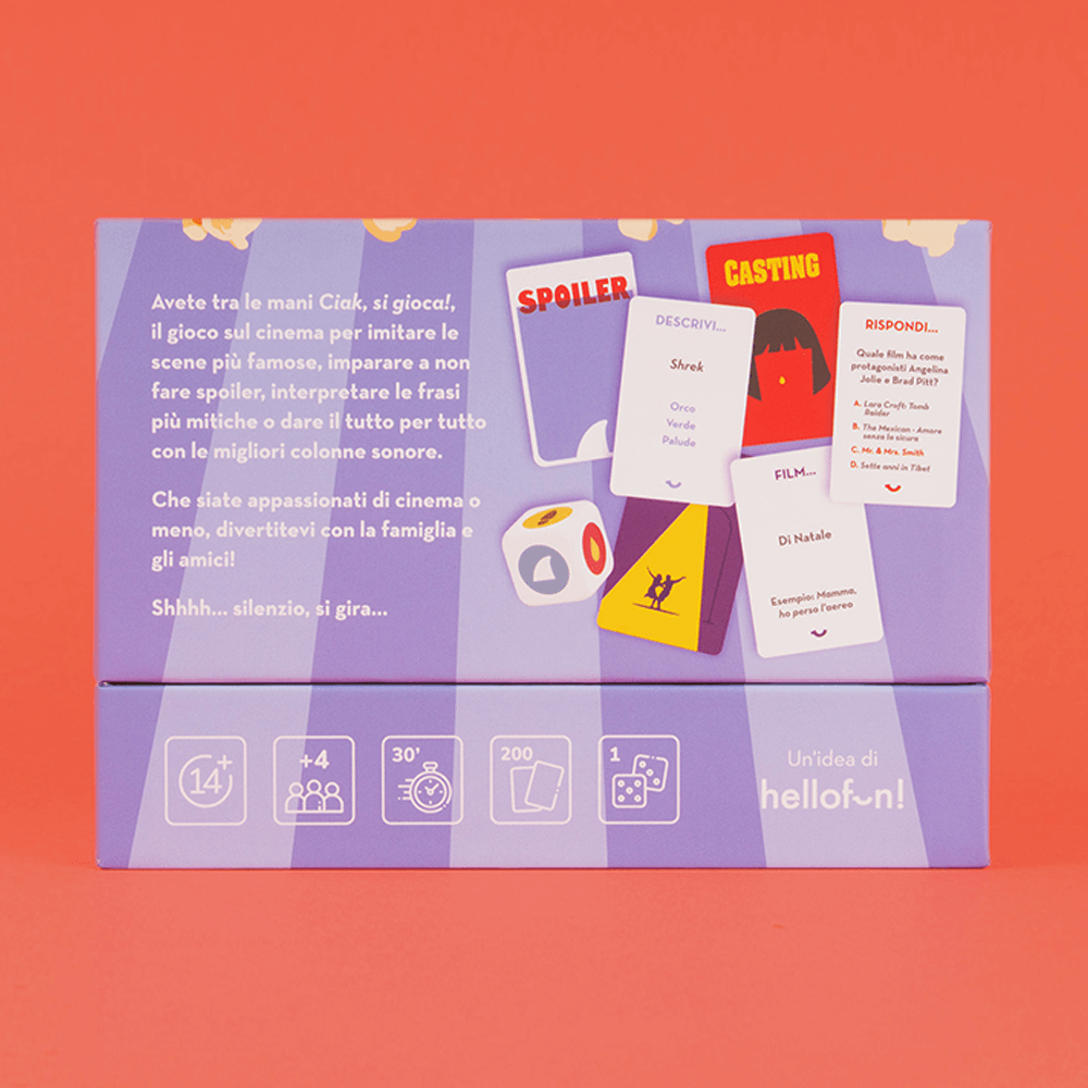 Sbam Design Ciak Si Gioca – Gioco Di Carte 14+