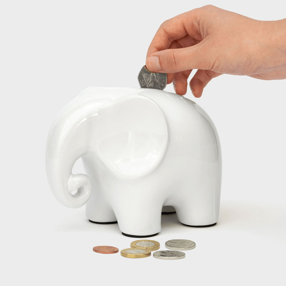 Sbam Design Elefante Ellie Salvadanaio In Ceramica