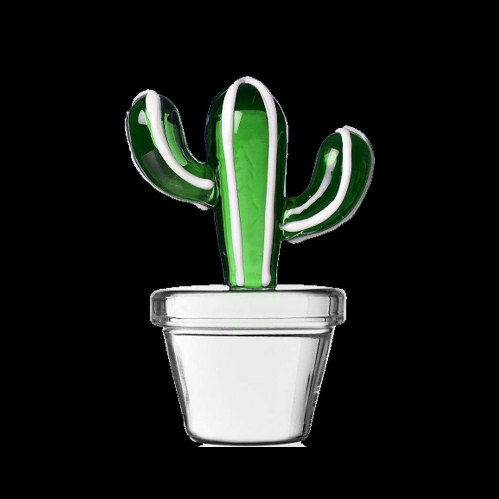 Sbam Design Fermacarte Decorativo Cactus Di Vetro