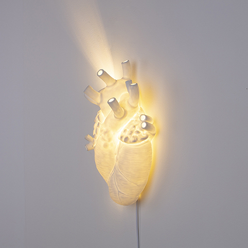 Sbam Design Lampada Applique – Heart Lamp