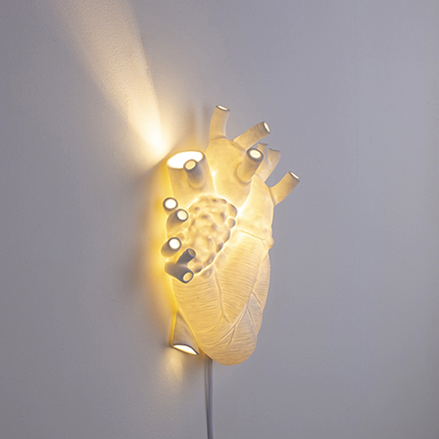 Sbam Design Lampada Applique – Heart Lamp