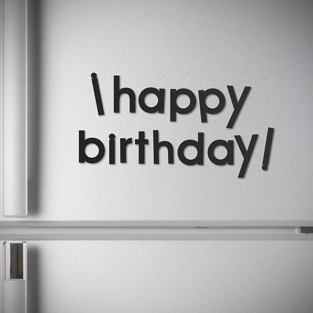 Sbam Design Lettere Magnetiche X120