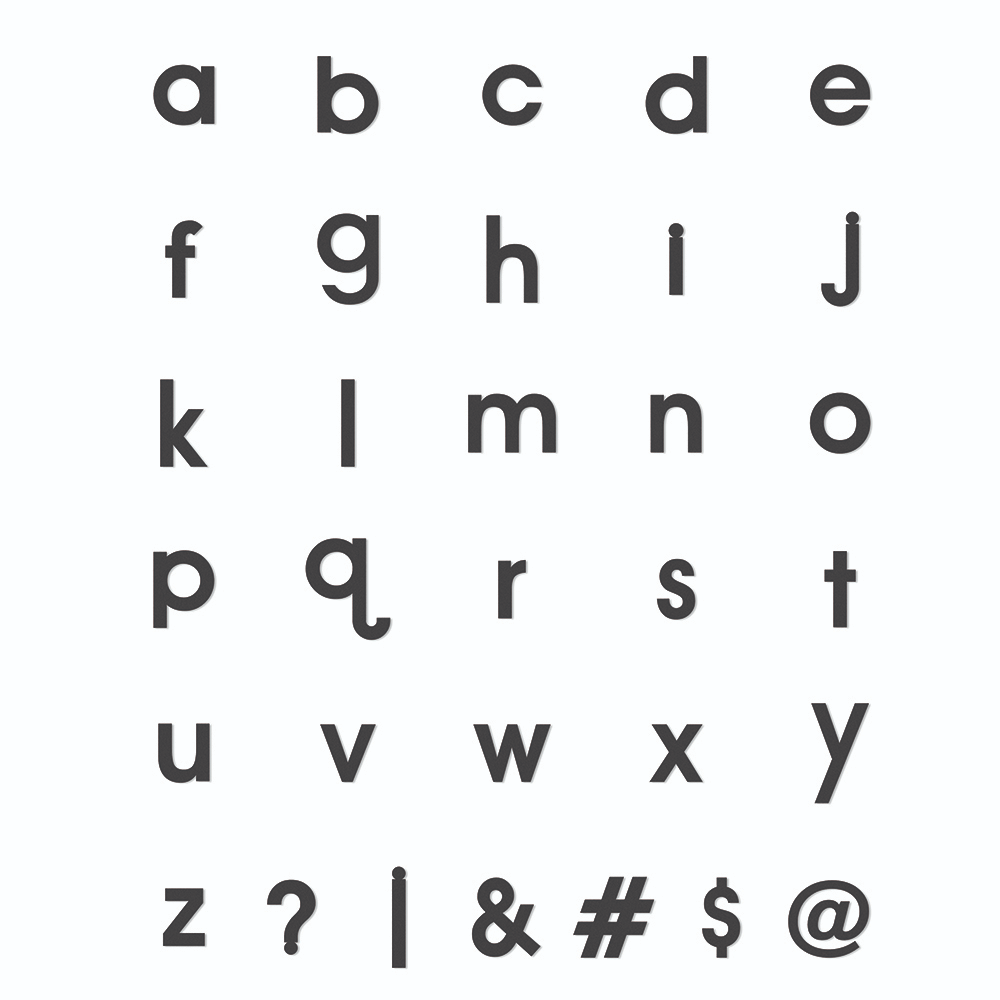 Sbam Design Lettere magnetiche x120