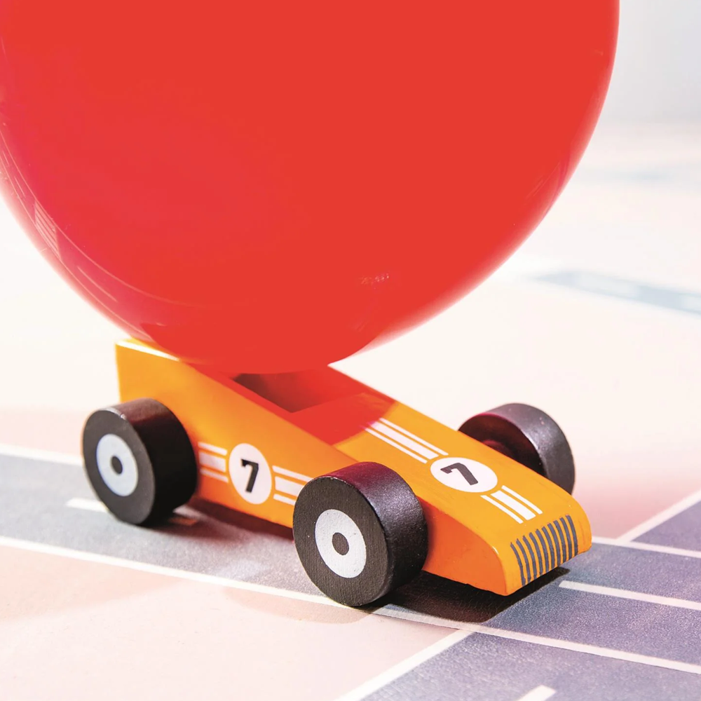 Sbam Design Macchinina In Legno Con Palloncino