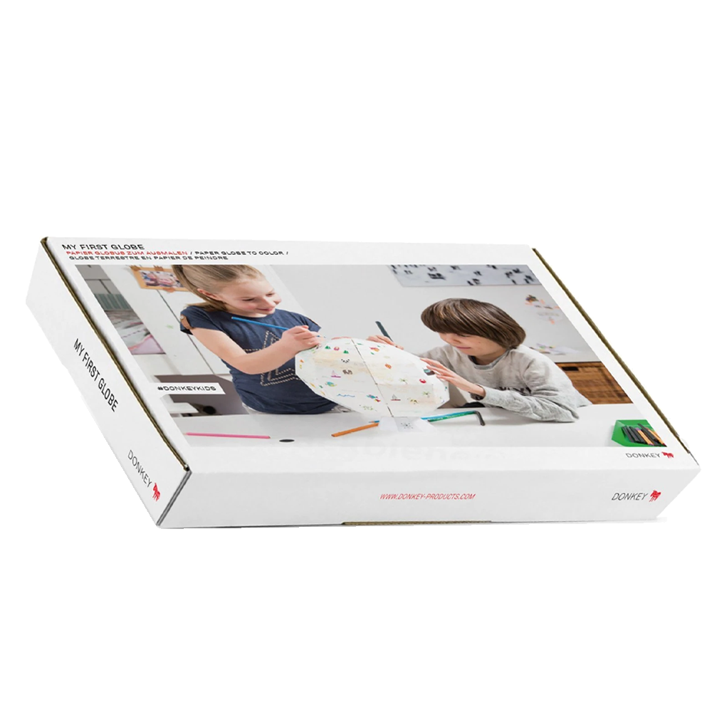 Sbam Design Mappamondo In Cartone Da Colorare