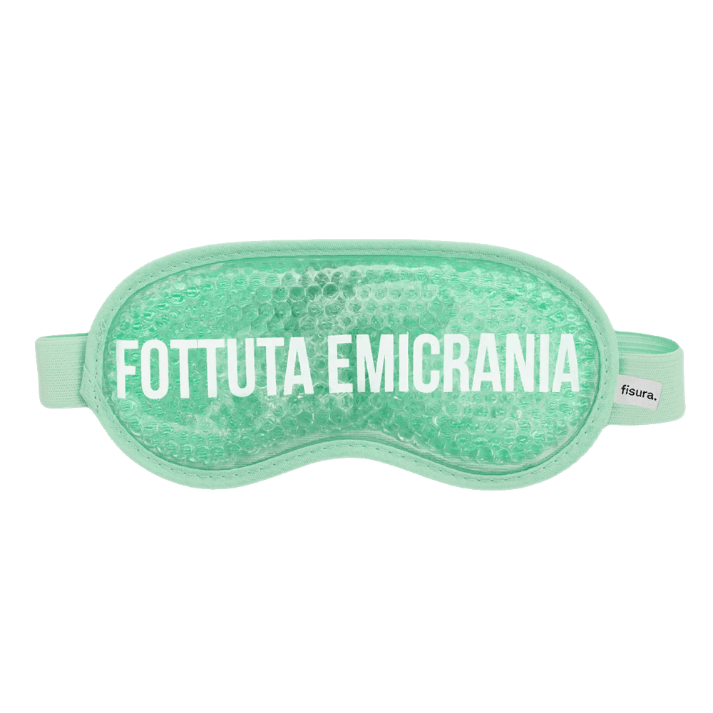 Sbam Design Mascherina per occhi “Fottuta Emicrania”