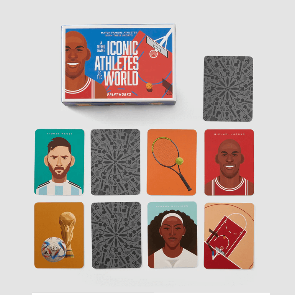Sbam Design Memory Game – Iconic Athletes