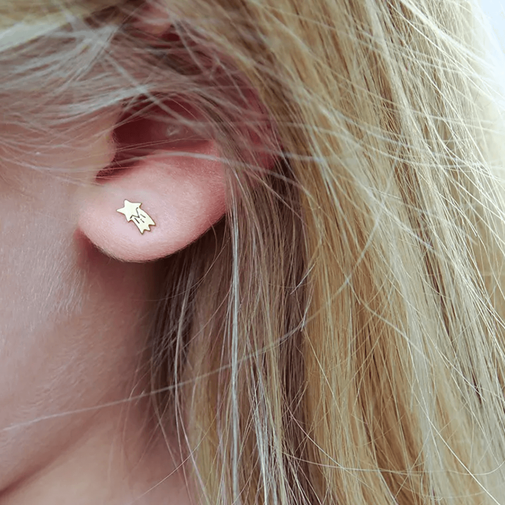 Sbam Design Orecchini Luna E Stella Cometa