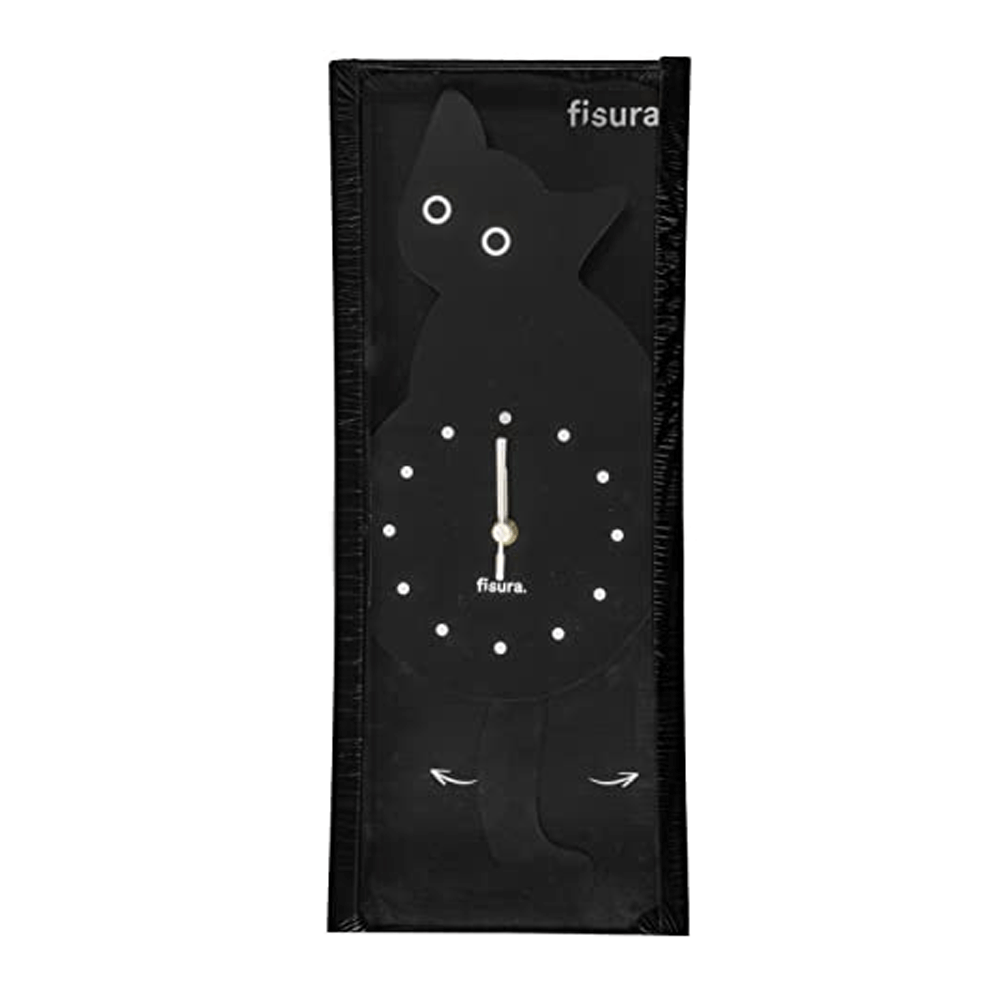 Sbam Design Orologio Da Parete – Gatto Nero