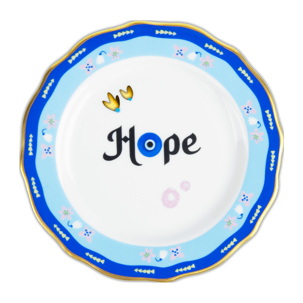 Sbam Design Piattino Decorato Ø 16 Cm “Mamma Mia”