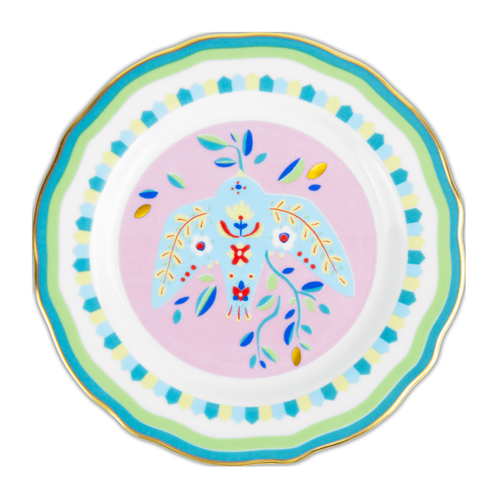 Sbam Design Piattino decorato Ø 16 cm “Mamma Mia”