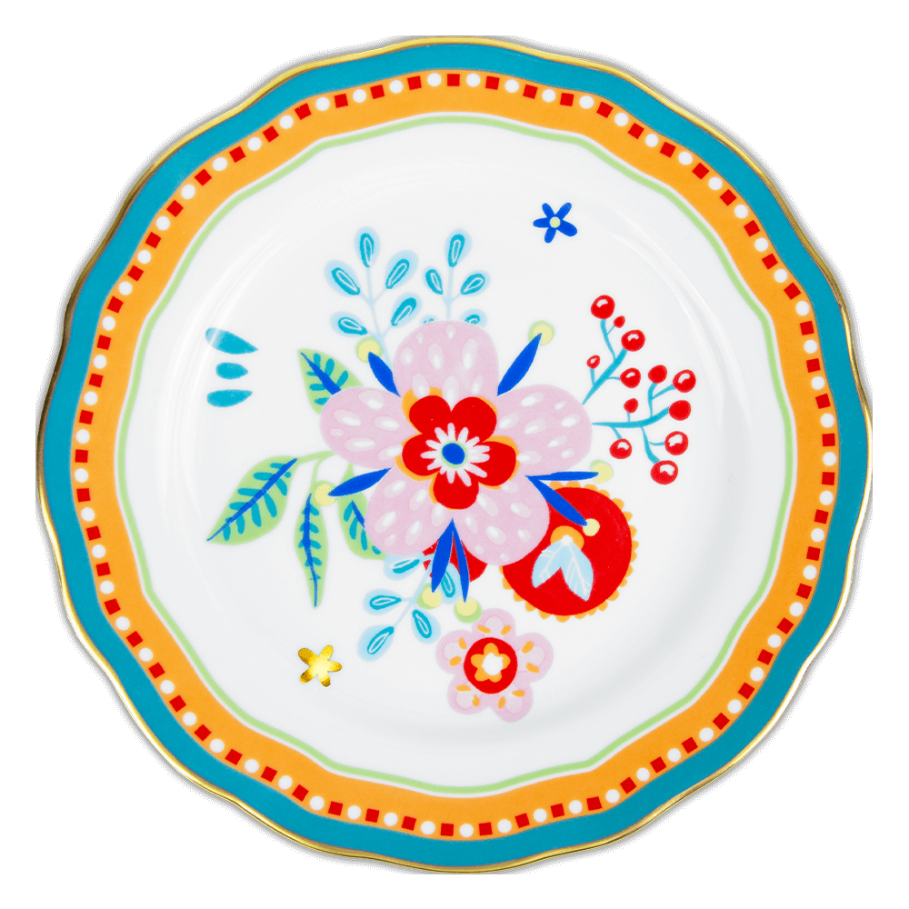 Sbam Design Piattino Decorato Ø 22 Cm “Mamma Mia”