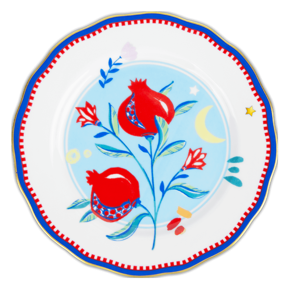 Sbam Design Piattino decorato Ø 22 cm “Mamma Mia”