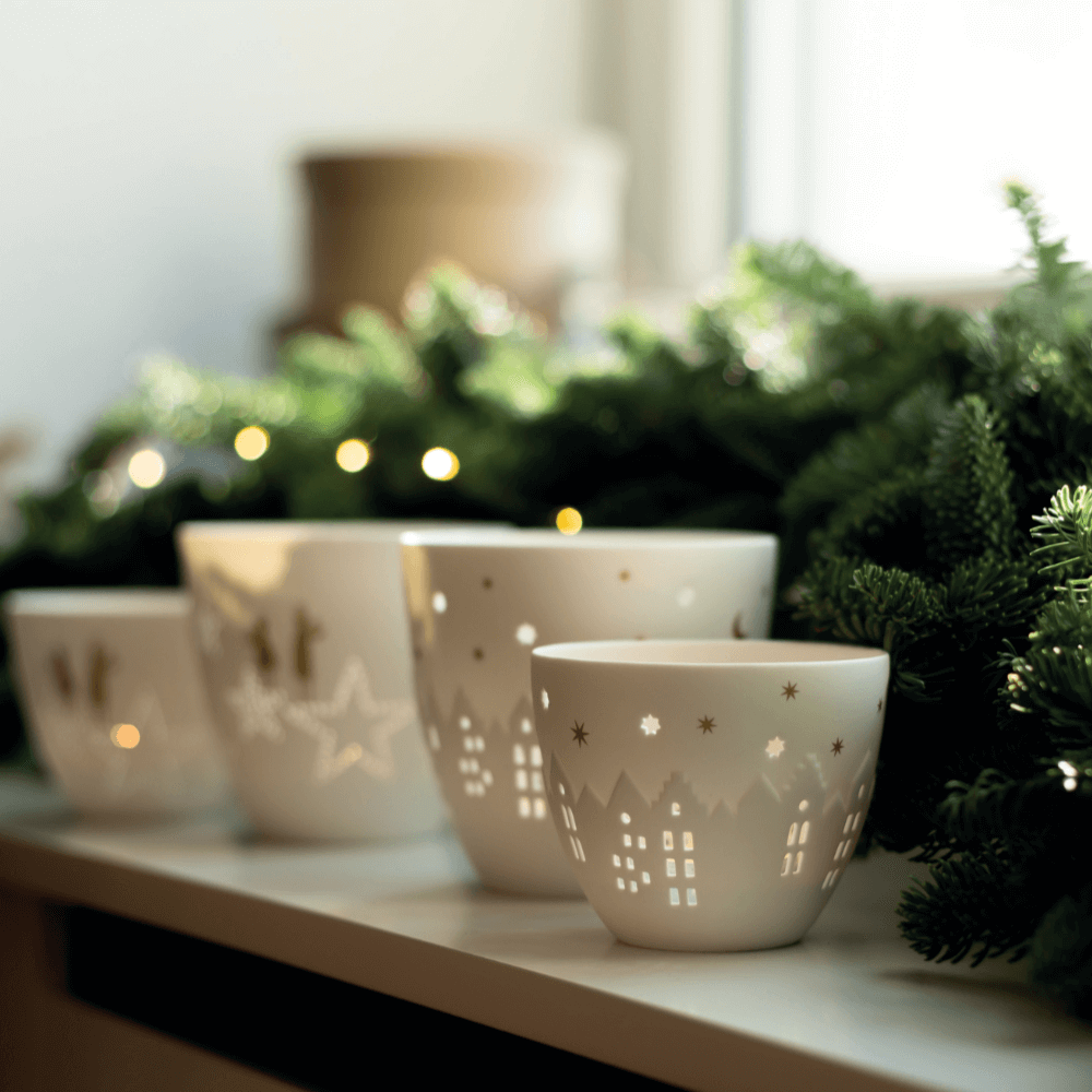 Sbam Design Porta Candela In Porcellana – Casette