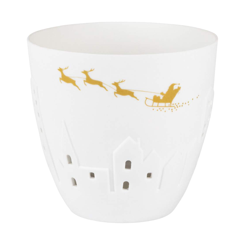 Sbam Design Porta Candela In Porcellana – Volpe