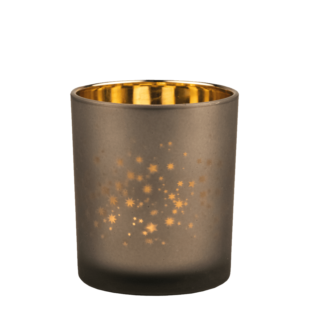 Sbam Design Porta candela in vetro – Stelle