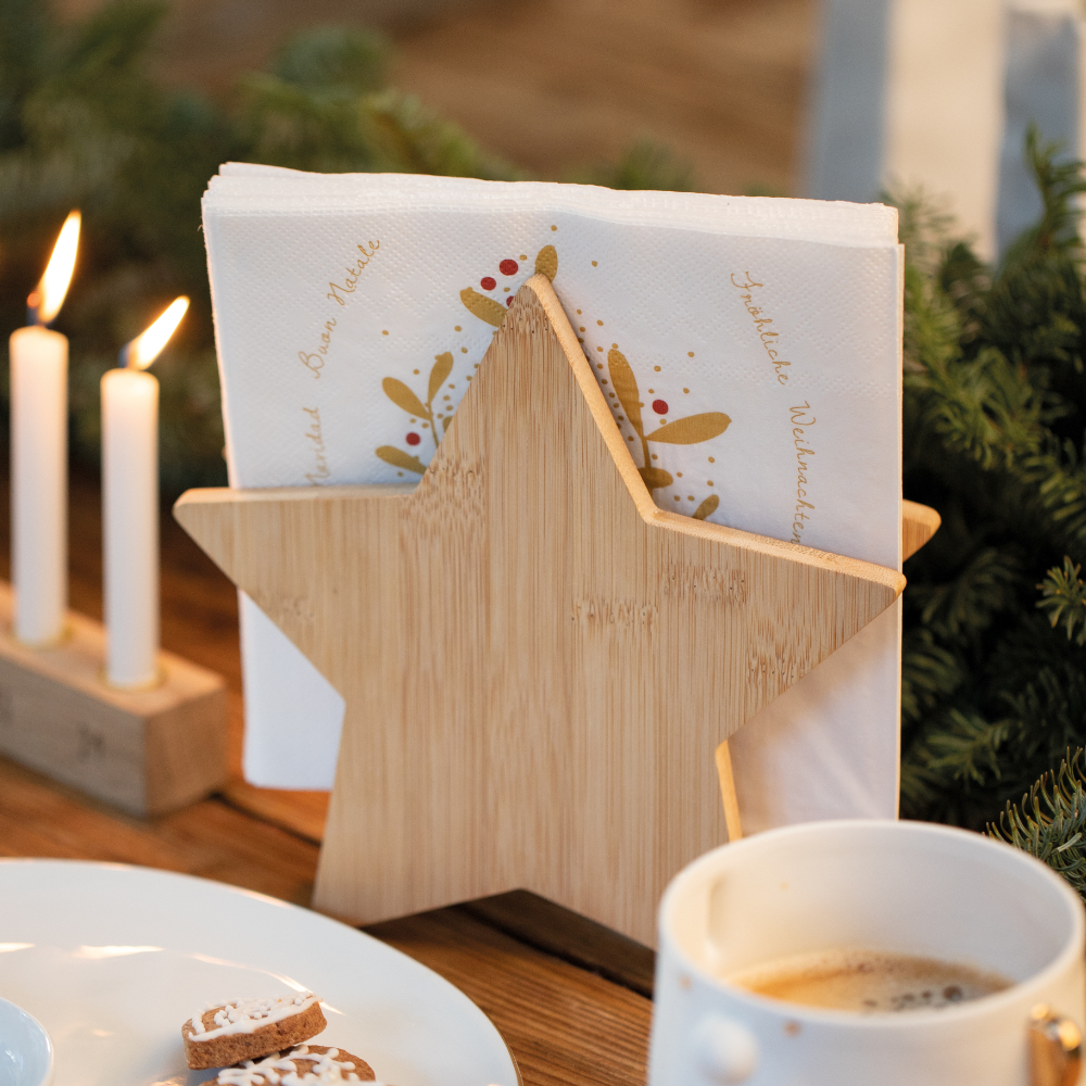 Sbam Design Portatovaglioli In Legno – Stella