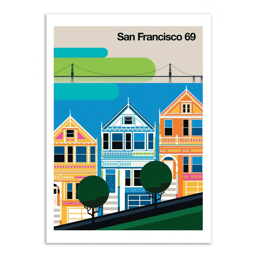 Sbam Design Poster Città 30×40 – Bo Lundberg