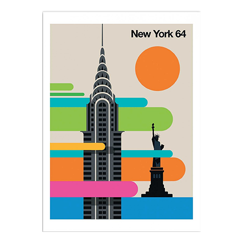 Sbam Design Poster Città 30×40 – Bo Lundberg