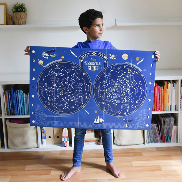 Sbam Design Poster Con Stickers – Mappa Del Cielo