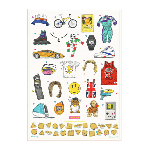 Sbam Design Poster – icone anni 90