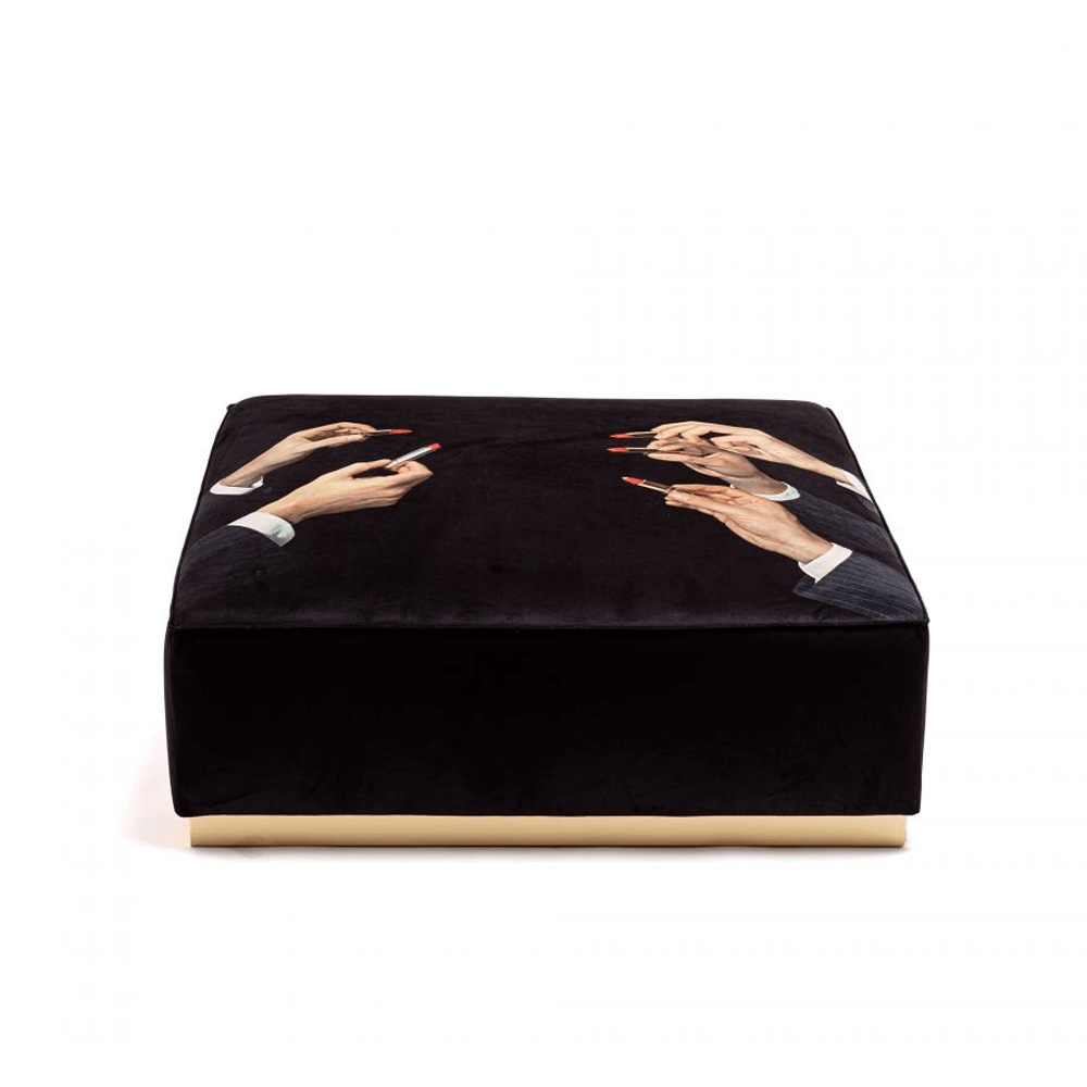 Sbam Design Pouf Toiletpaper – Lipstick Black