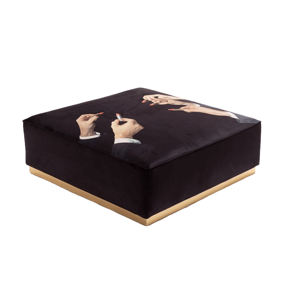 Sbam Design Pouf Toiletpaper – Lipstick Black