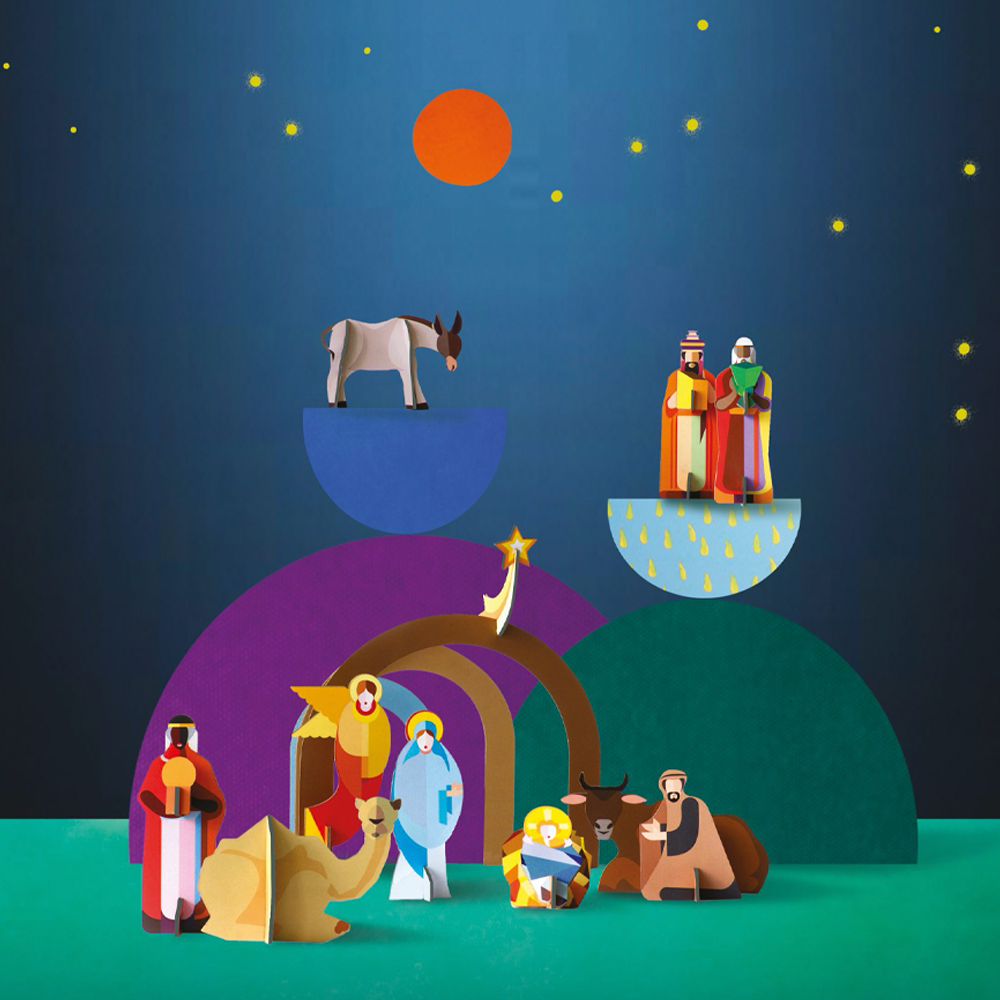 Sbam Design Presepe – Da Montare In Cartone