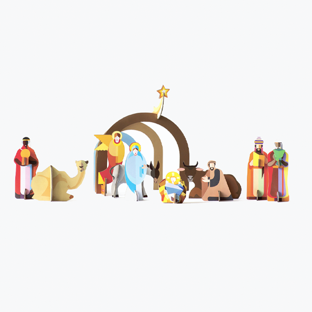 Sbam Design Presepe – Da Montare In Cartone