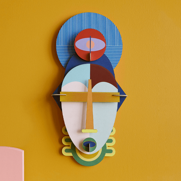 Sbam Design Sapa – Maschera Da Montare In Cartone