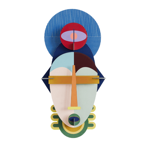 Sbam Design Sapa – maschera da montare in cartone