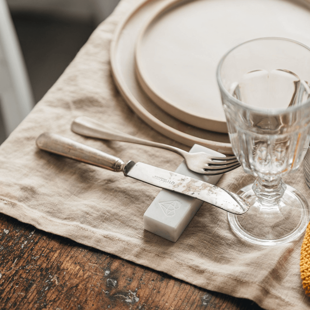 Sbam Design Set 6 Poggia Posate In Marmo