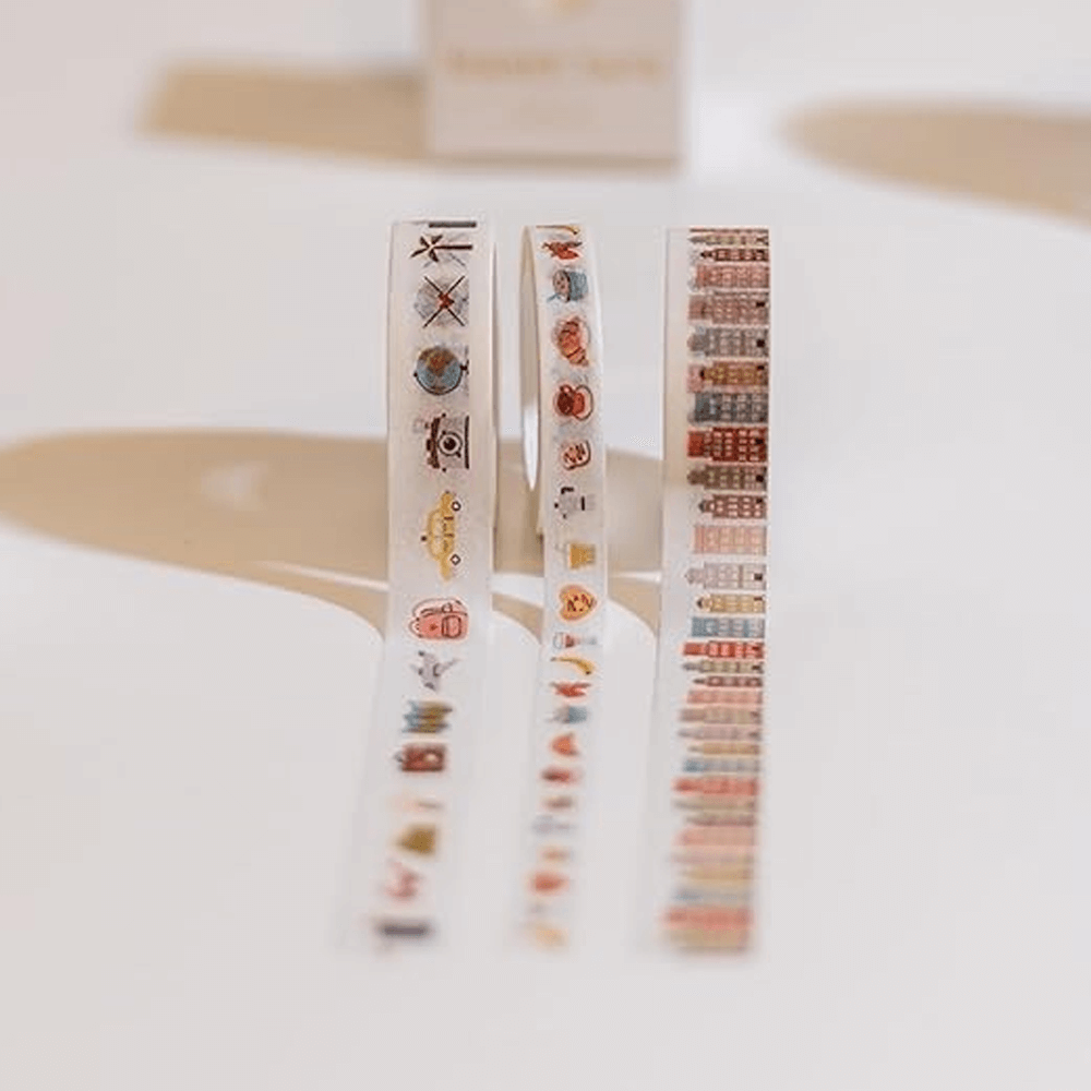 Sbam Design Set Di 3 Rotoli Nastri Adesivi Washi