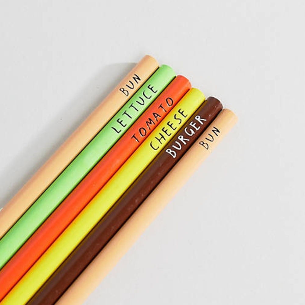 Sbam Design Set Matite Colorate Hamburger