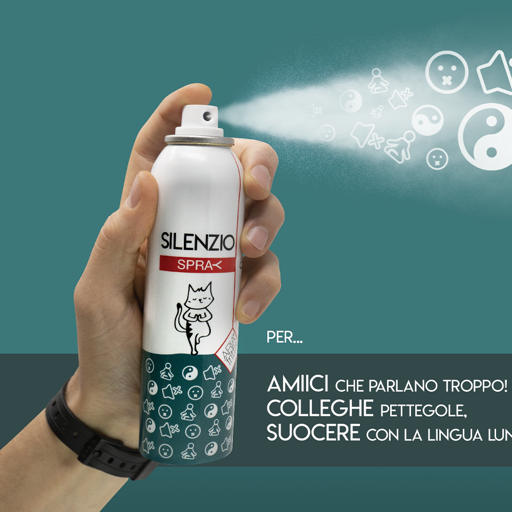 Sbam Design Silenzio – Aria Fritta Spray