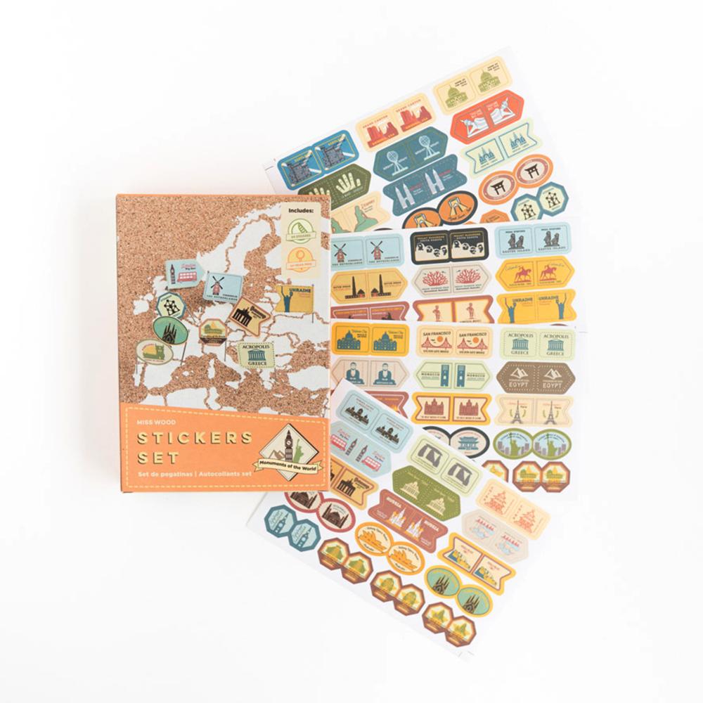 Sbam Design Stickers Set Per Mappe – Monumenti