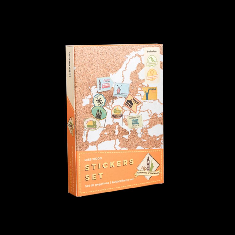 Sbam Design Stickers set per mappe – Monumenti