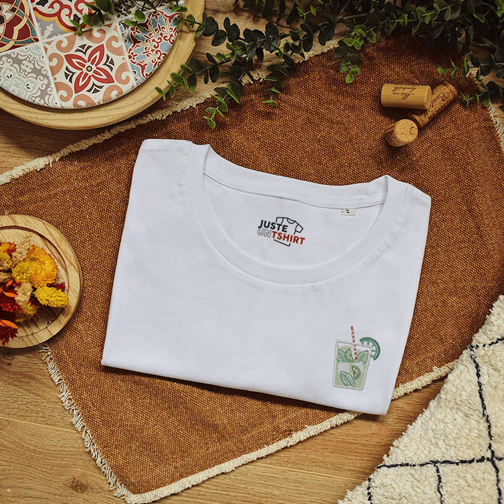 Sbam Design T-Shirt Ricamata – Mojito