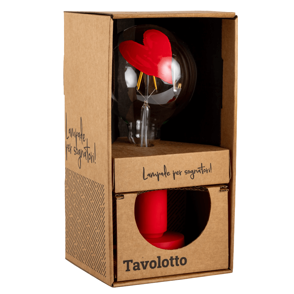 Sbam Design Tavolotto E Lampada Cuore