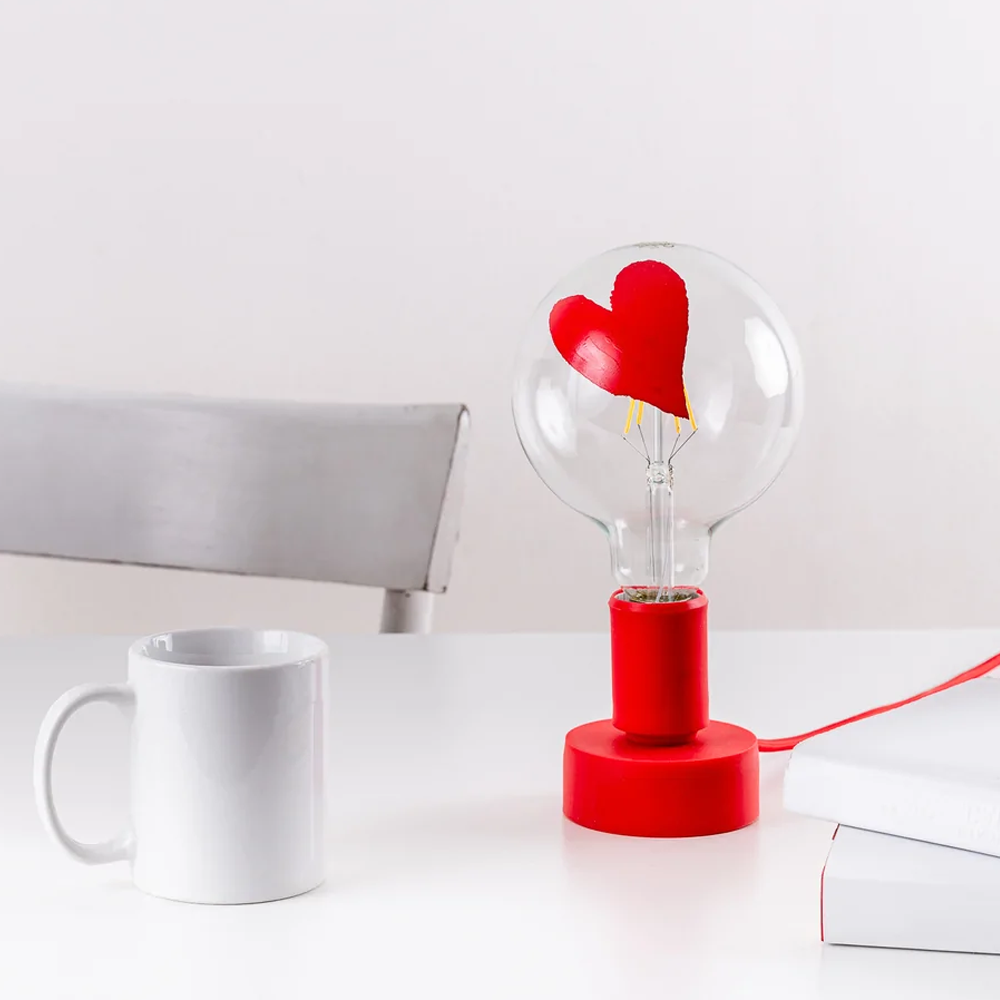 Sbam Design Tavolotto E Lampada Cuore