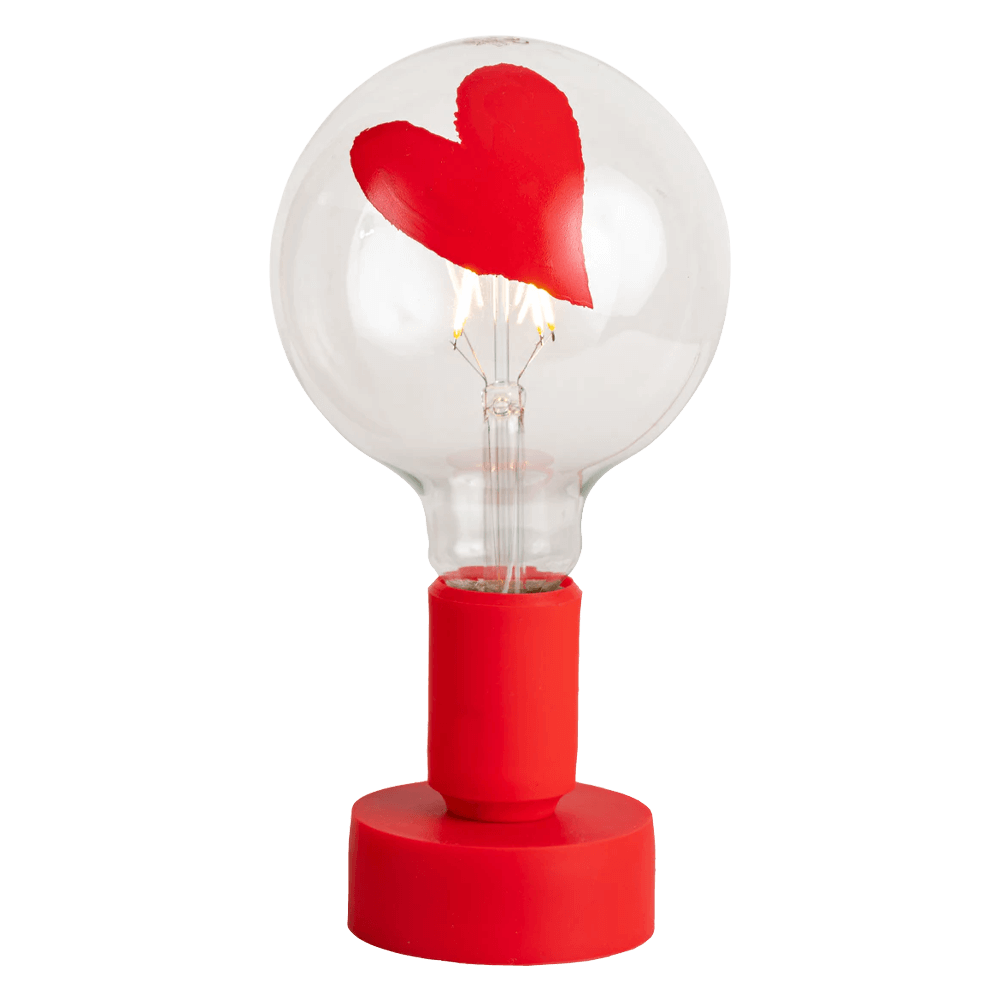 Sbam Design Tavolotto e lampada cuore