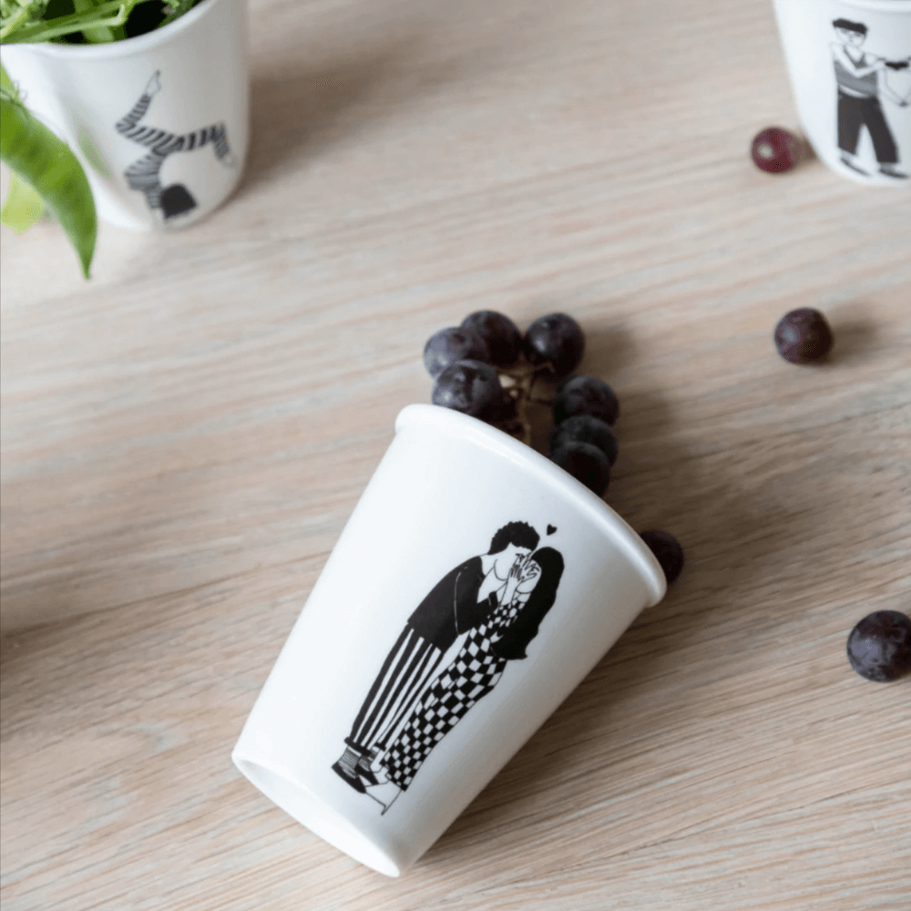 Sbam Design Tazza/Bicchiere In Ceramica Helen B