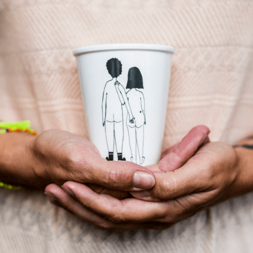 Sbam Design Tazza/Bicchiere In Ceramica Helen B