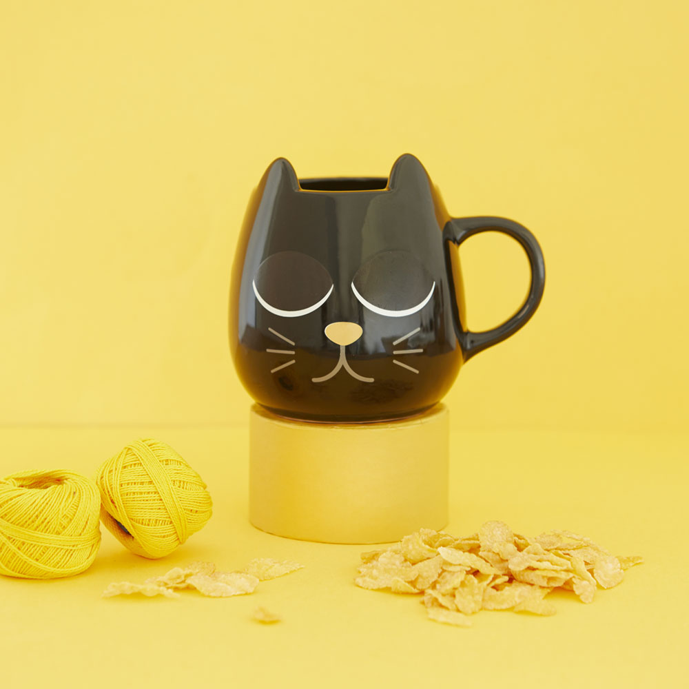 Sbam Design Tazza Magica Gatto Nero