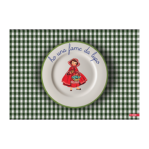 Sbam Design Tovaglietta Mangia E Impara – Verde